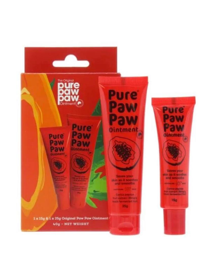 Pure Paw Paw Duo Original - Набір відновлюючих бальзамів для губ Pure Paw Paw Duo Original - Набір відновлюючих бальзамів для губ